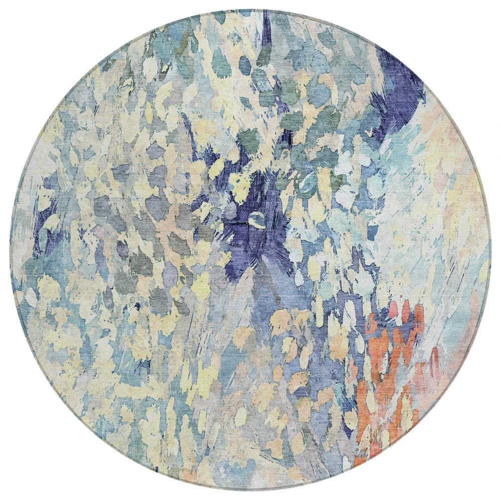 Chantille ACN2736 Blue 8' x 8' Rug