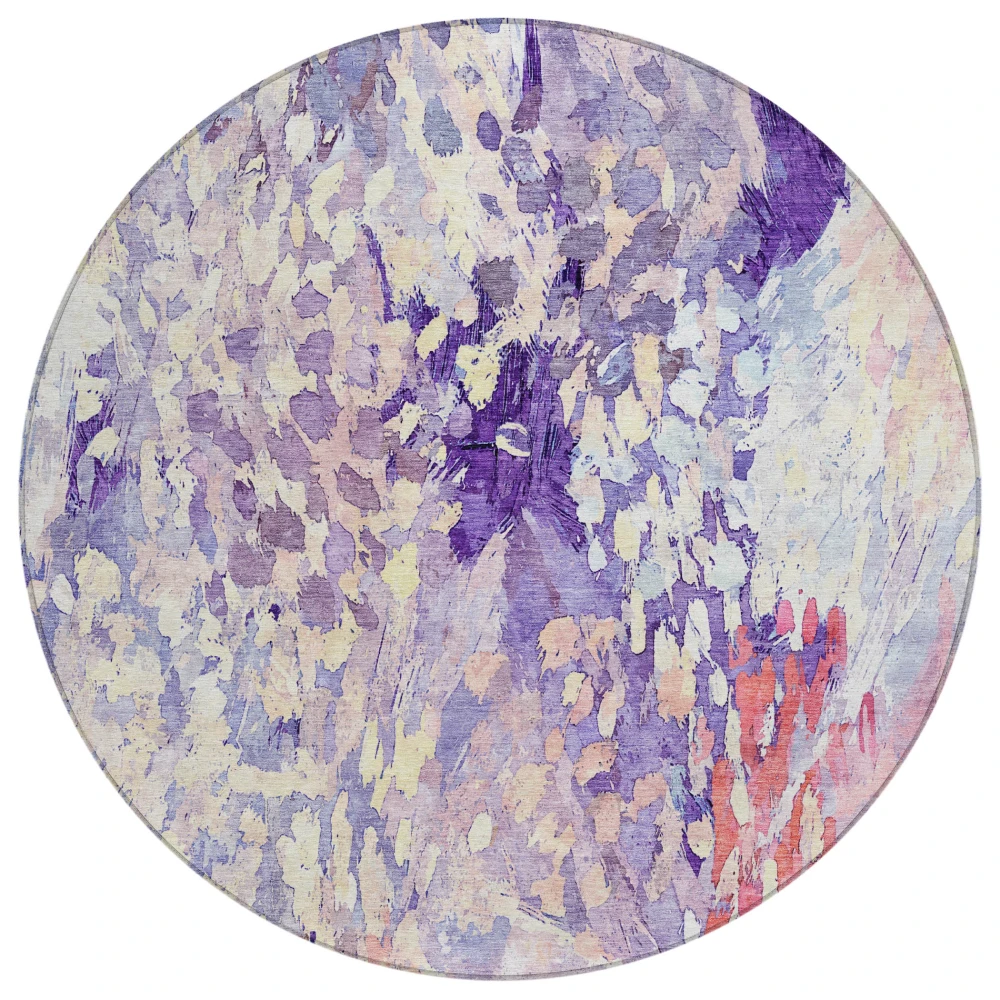 Chantille ACN2736 Purple 8' x 8' Rug