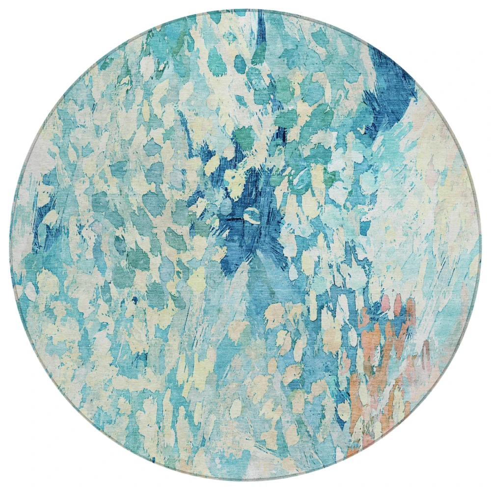 Chantille ACN2736 Teal 8' x 8' Rug