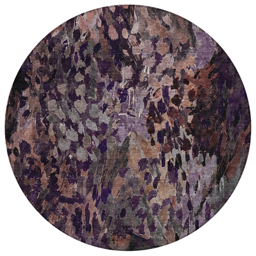 Chantille ACN2737 Plum 8' x 8' Rug
