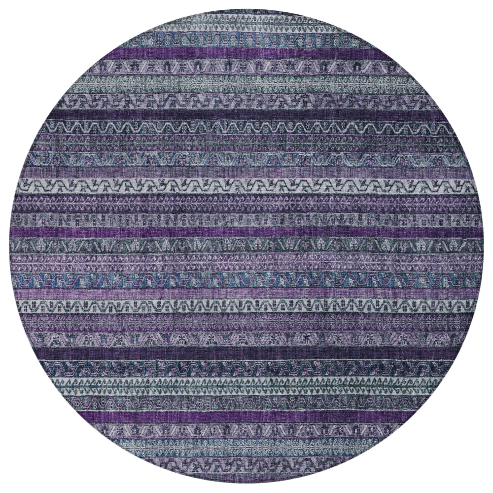 Chantille ACN2741 Purple 8' x 8' Rug