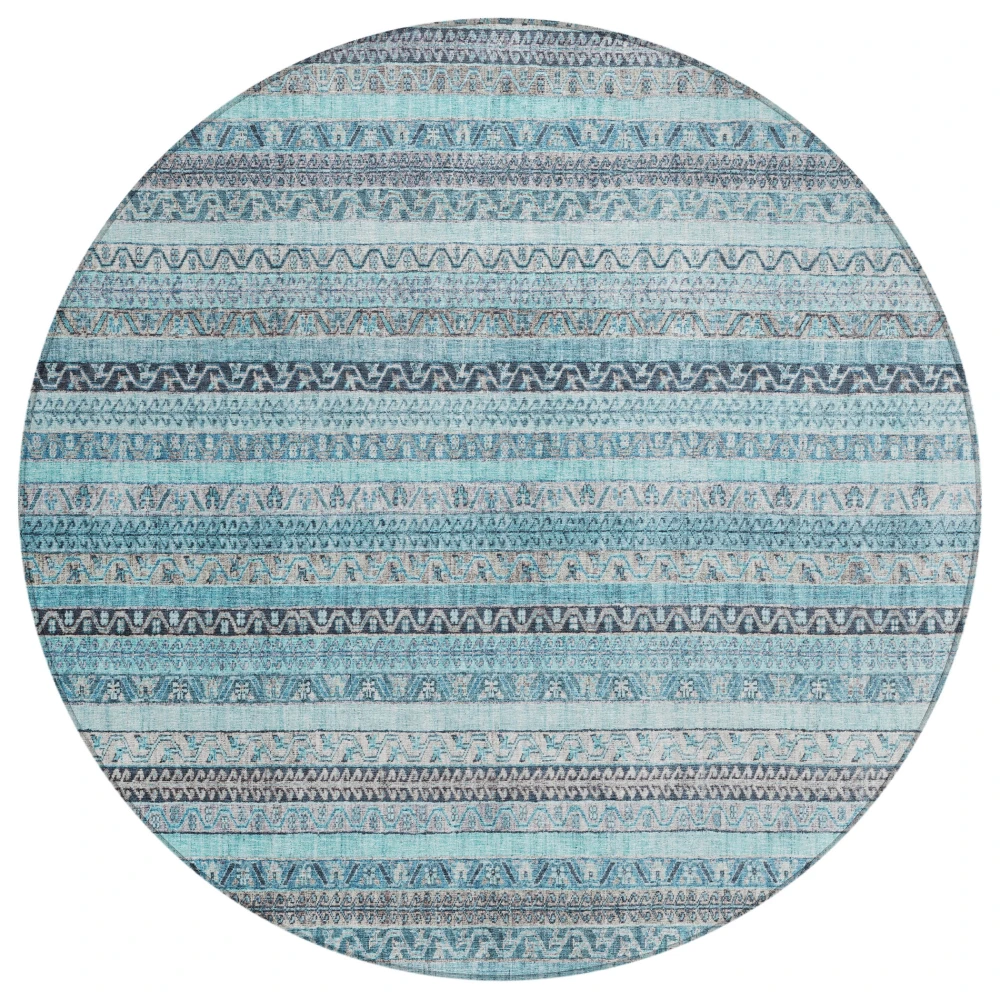 Chantille ACN2742 Turquoise 8' x 8' Rug