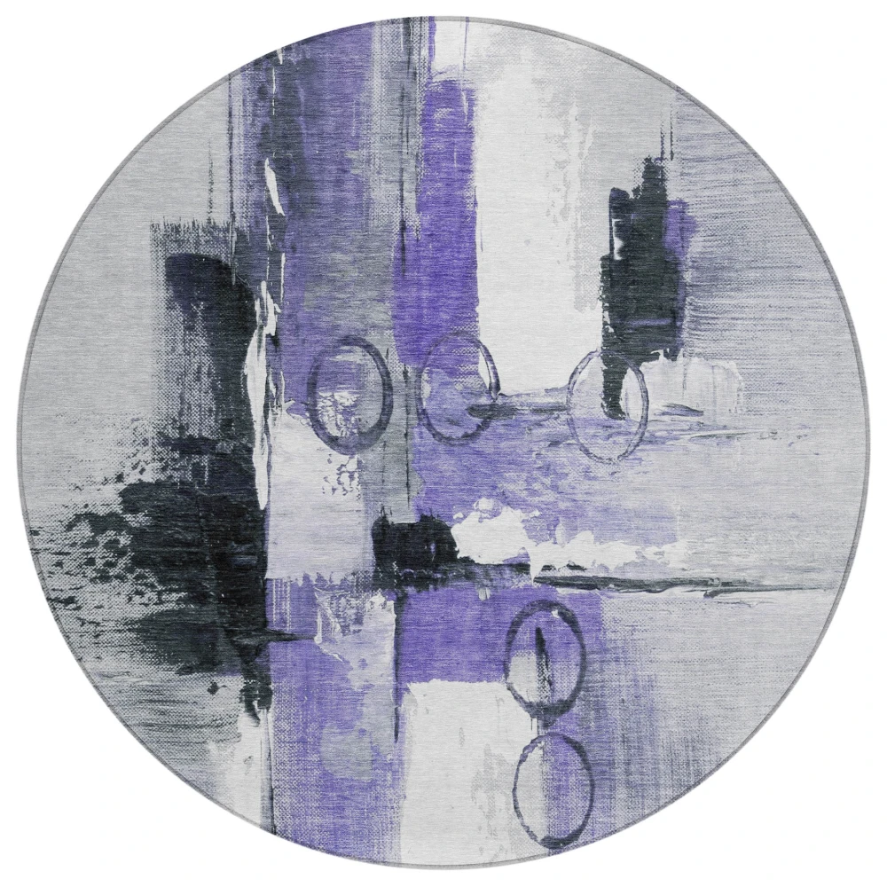 Chantille ACN2751 Purple 8' x 8' Rug