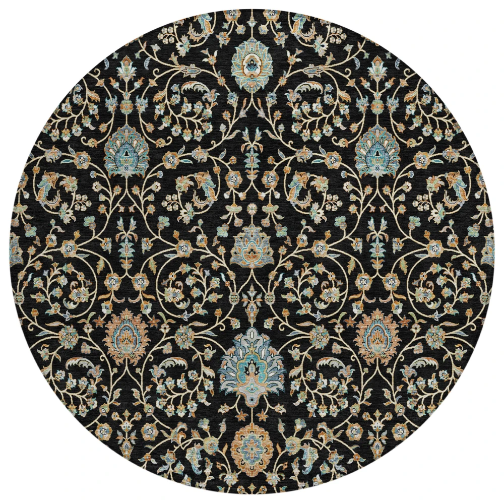 Chantille ACN2758 Black 8' x 8' Rug
