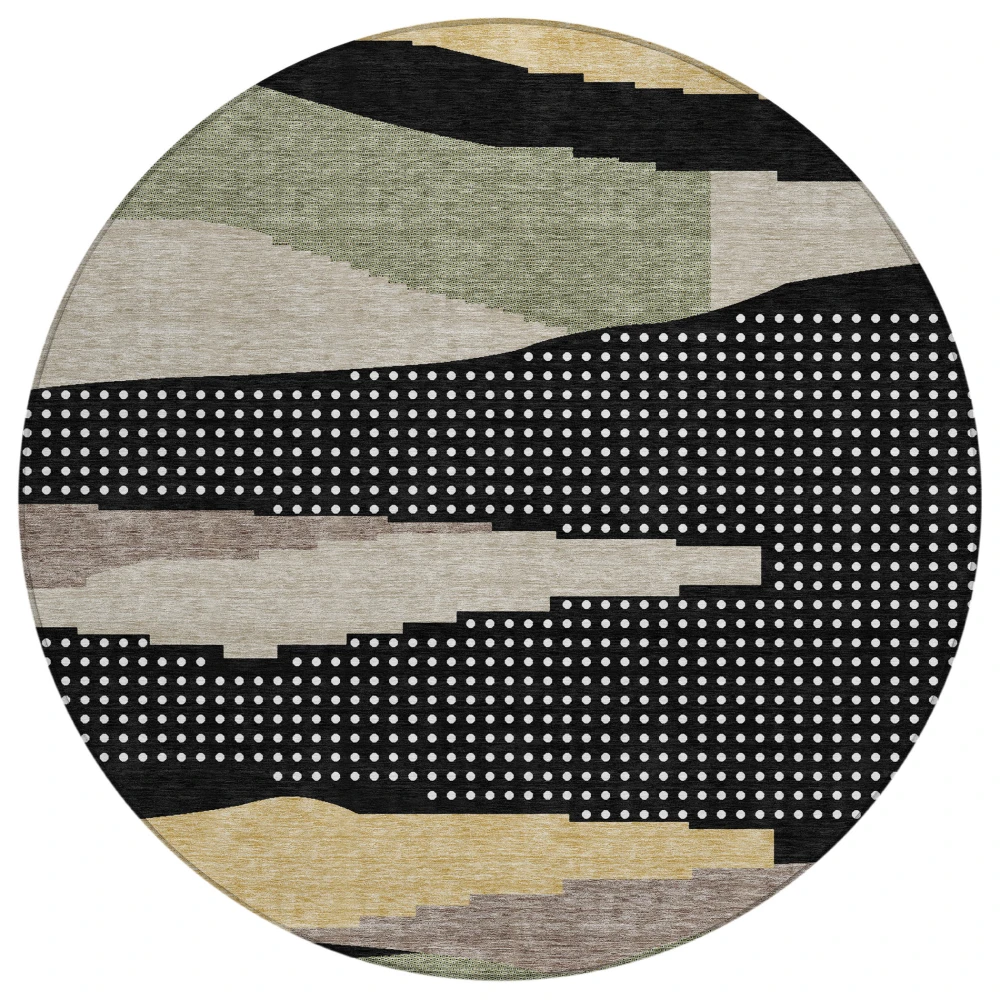Chantille ACN2761 Black 8' x 8' Rug