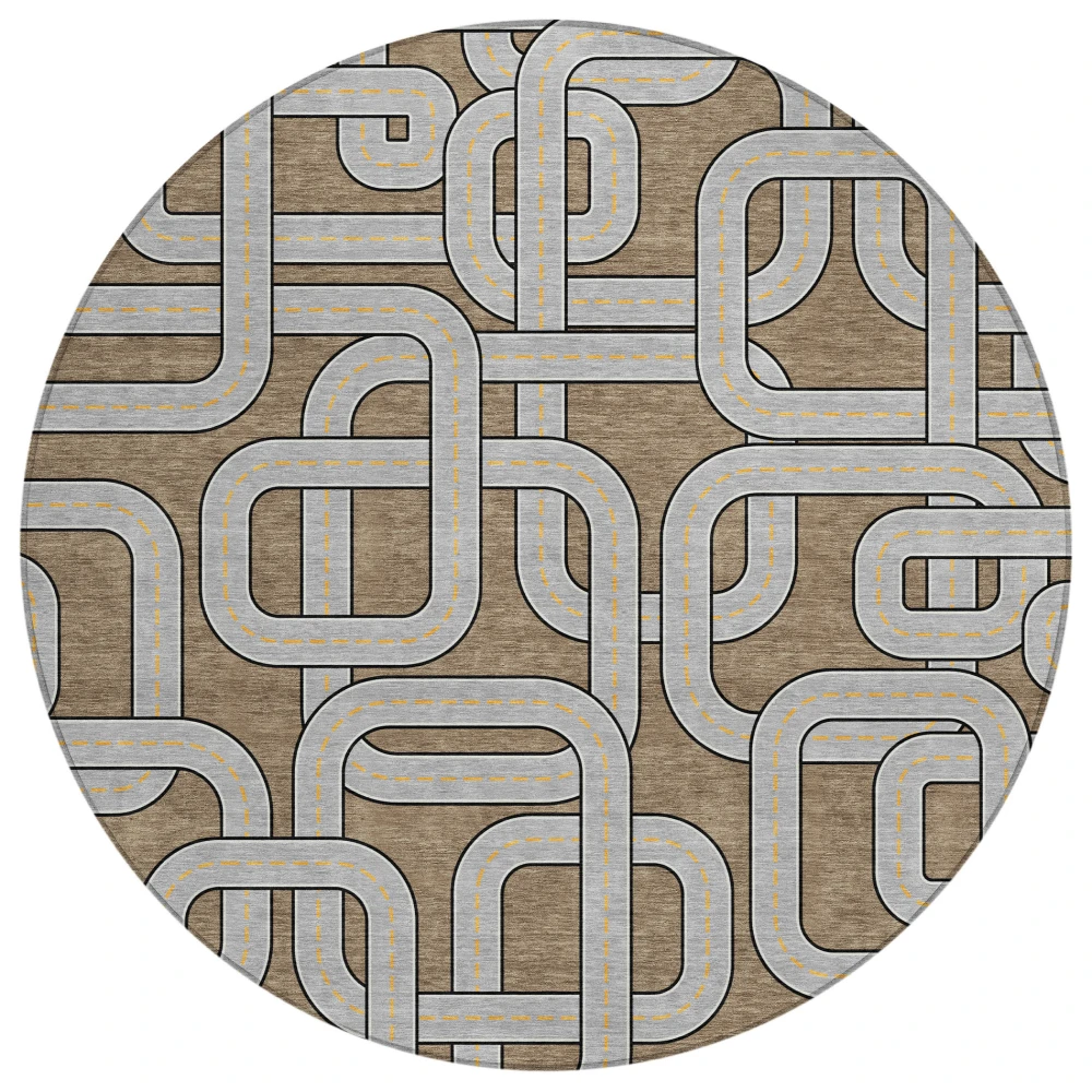 Chantille ACN2764 Mocha 8' x 8' Rug