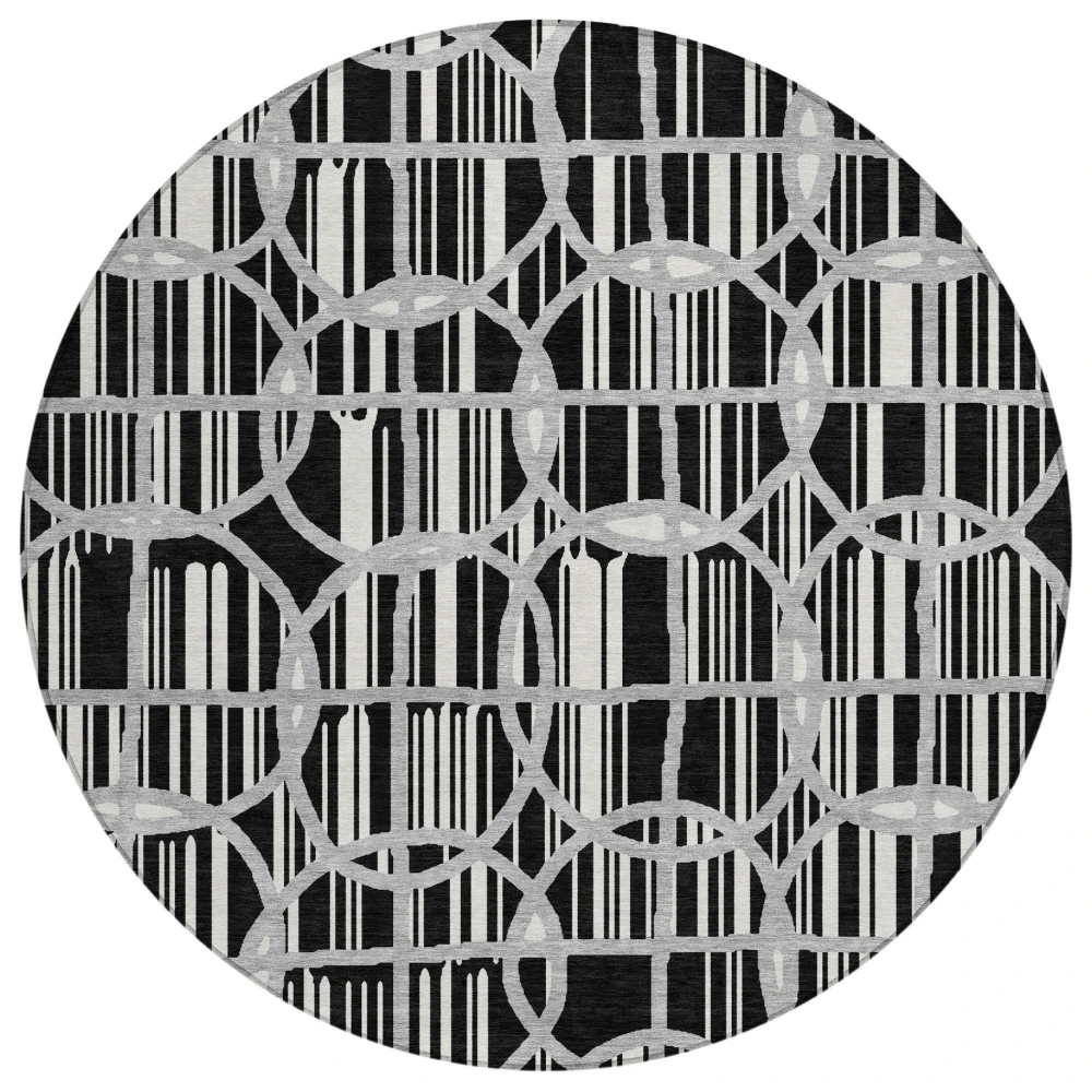 Chantille ACN2769 Black 8' x 8' Rug
