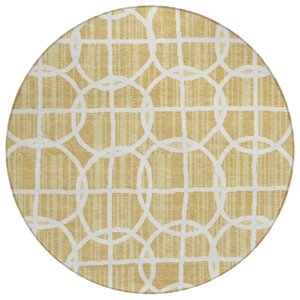 Chantille ACN2769 Gold 8' x 8' Rug