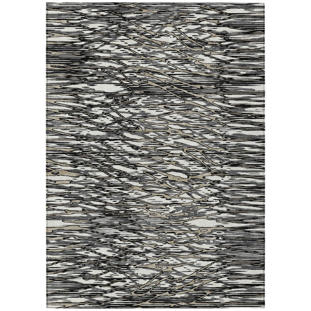 Chantille ACN2771 Black 3' x 5' Rug