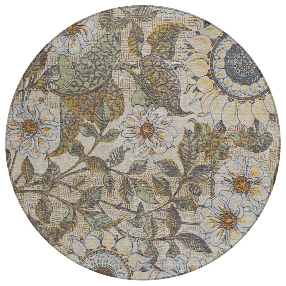 Chantille ACN2774 Beige 8' x 8' Rug
