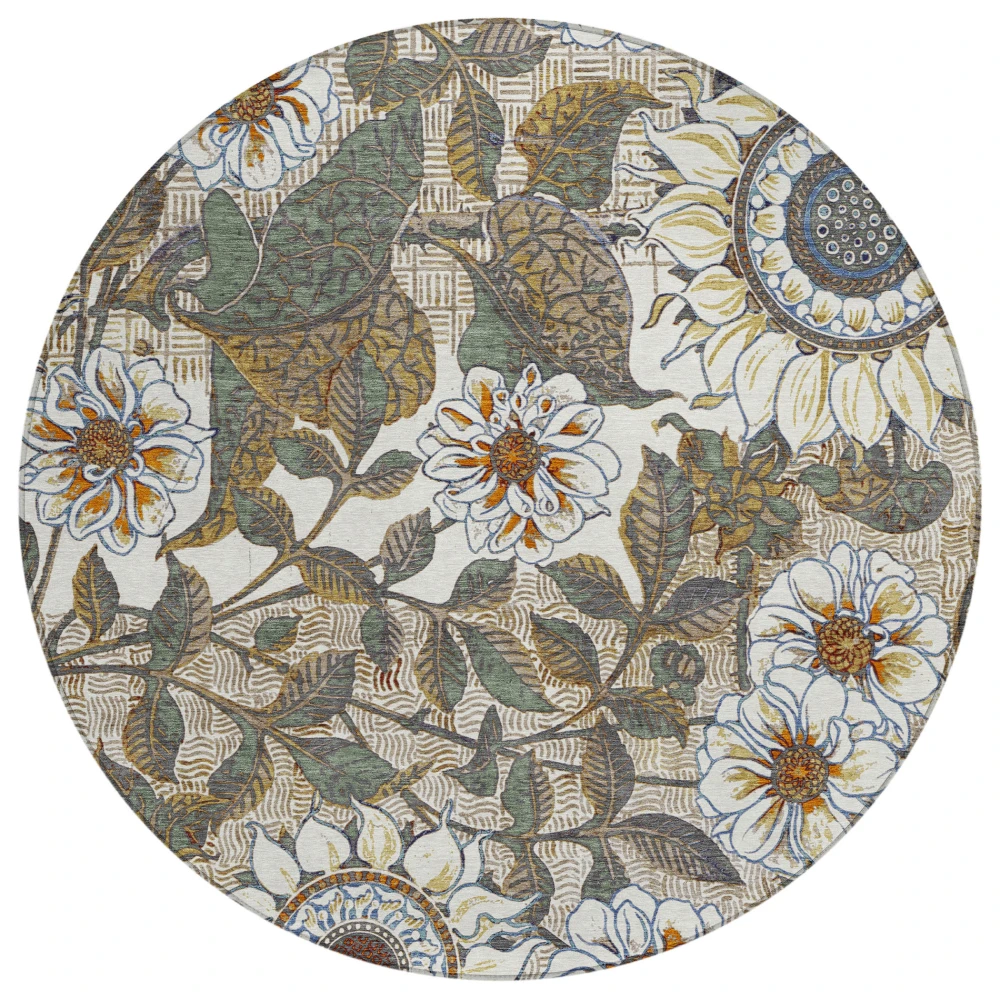 Chantille ACN2774 Ivory 8' x 8' Rug