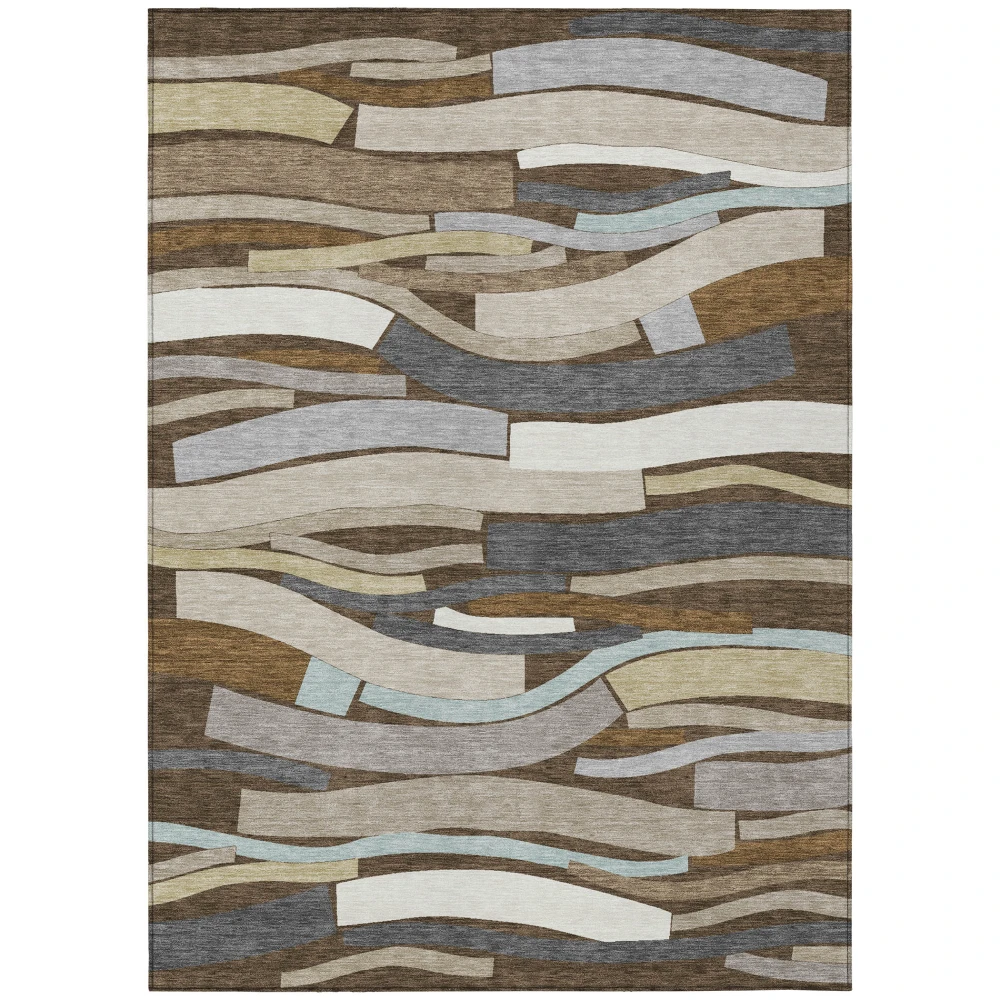 Chantille ACN2776 Chocolate 5' x 7'6