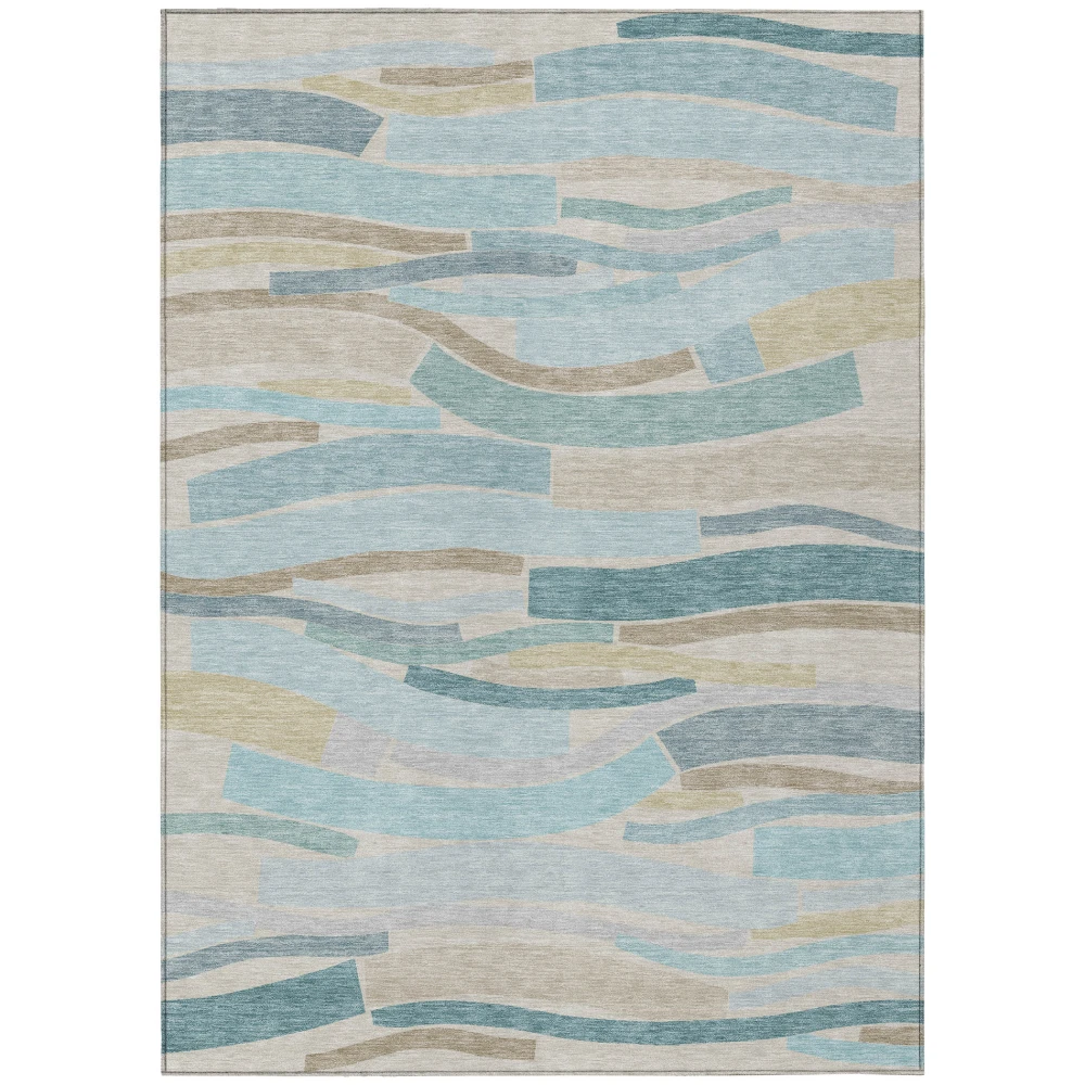 Chantille ACN2776 Teal 3' x 5' Rug