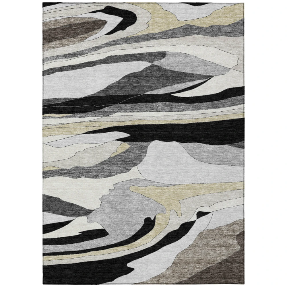 Chantille ACN2777 Black 5' x 7'6