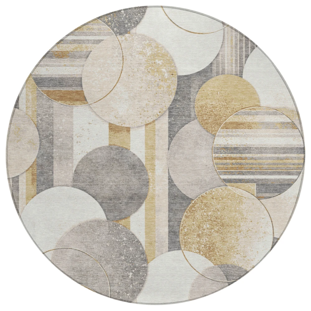 Chantille ACN2778 Gold 8' x 8' Rug