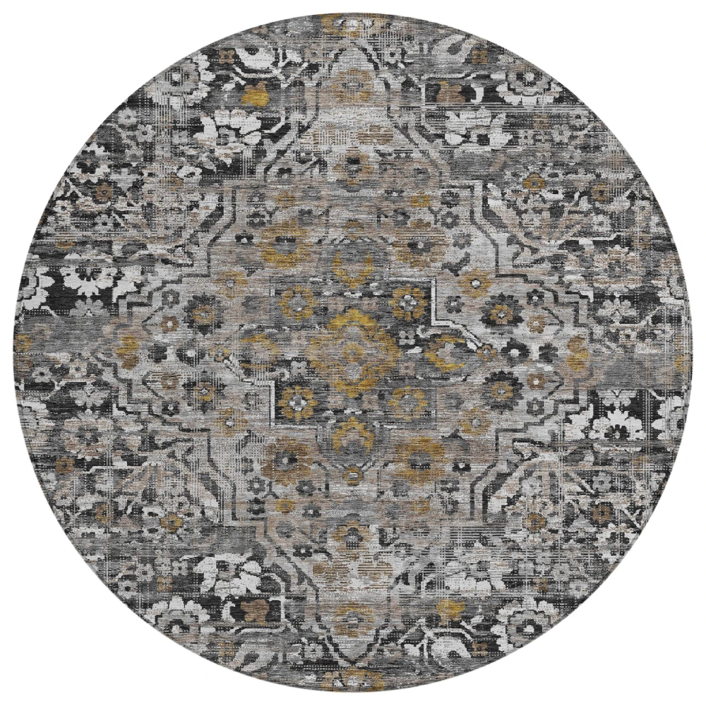 Chantille ACN2782 Black 8' x 8' Rug