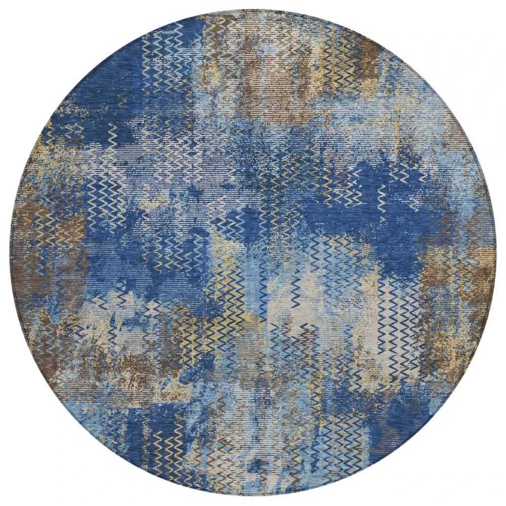 Chantille ACN2790 Navy 8' x 8' Rug