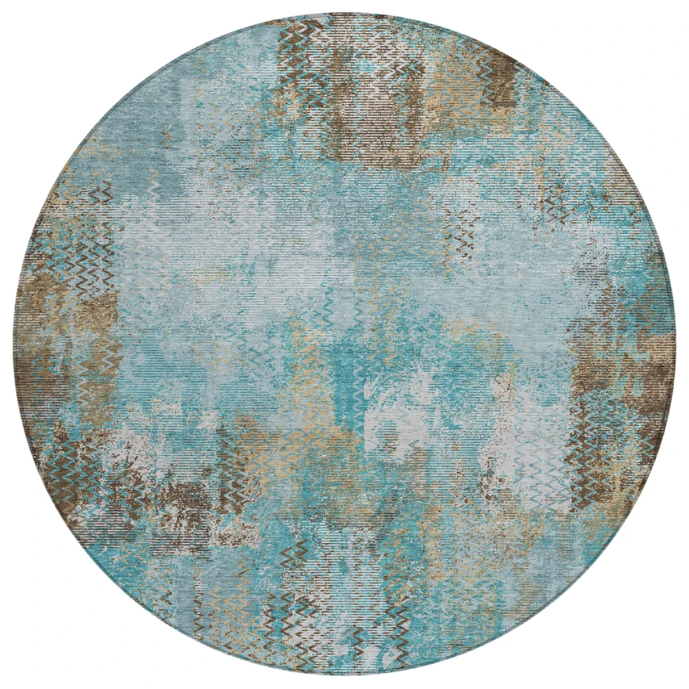 Chantille ACN2790 Teal 8' x 8' Rug