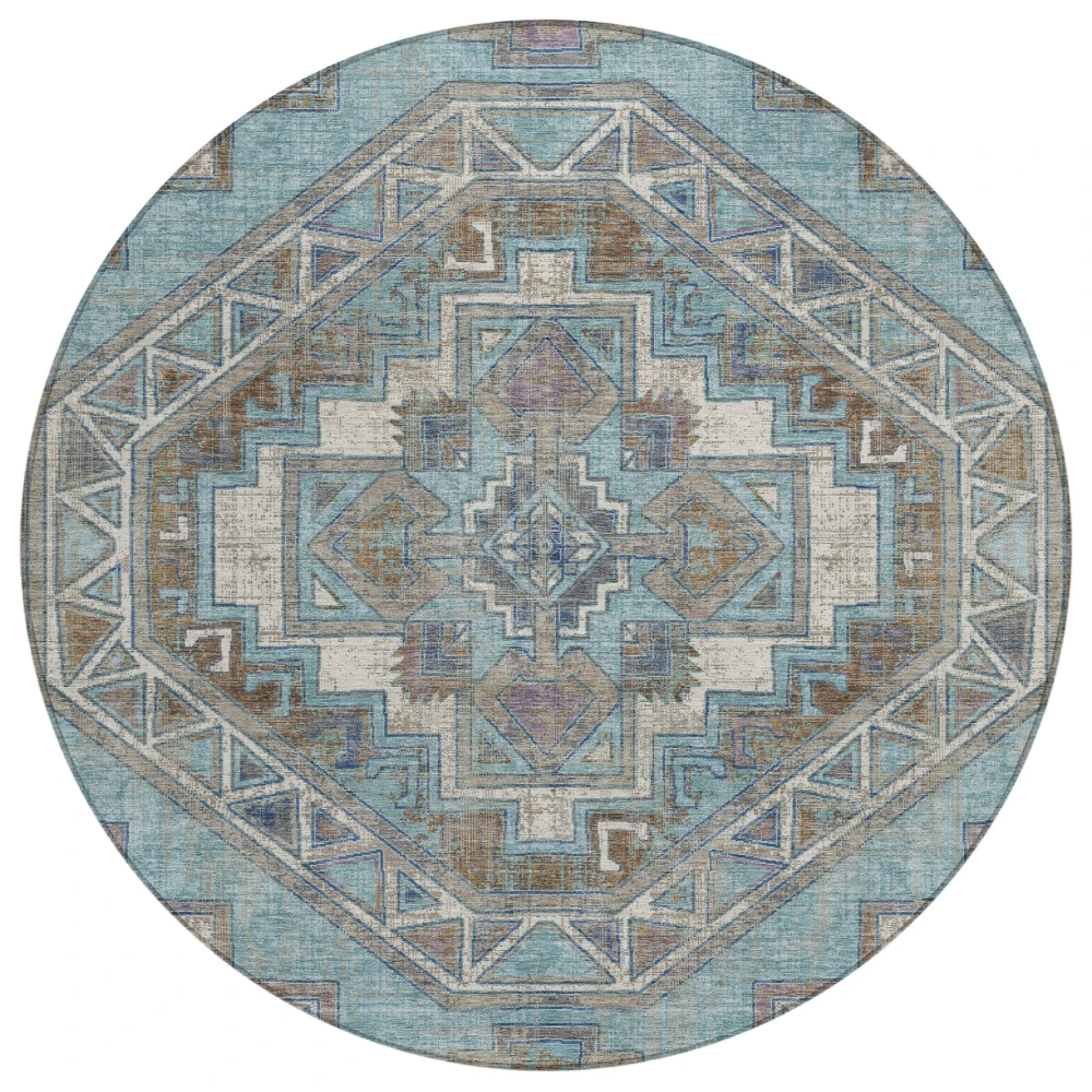 Chantille ACN2794 Teal 8' x 8' Rug