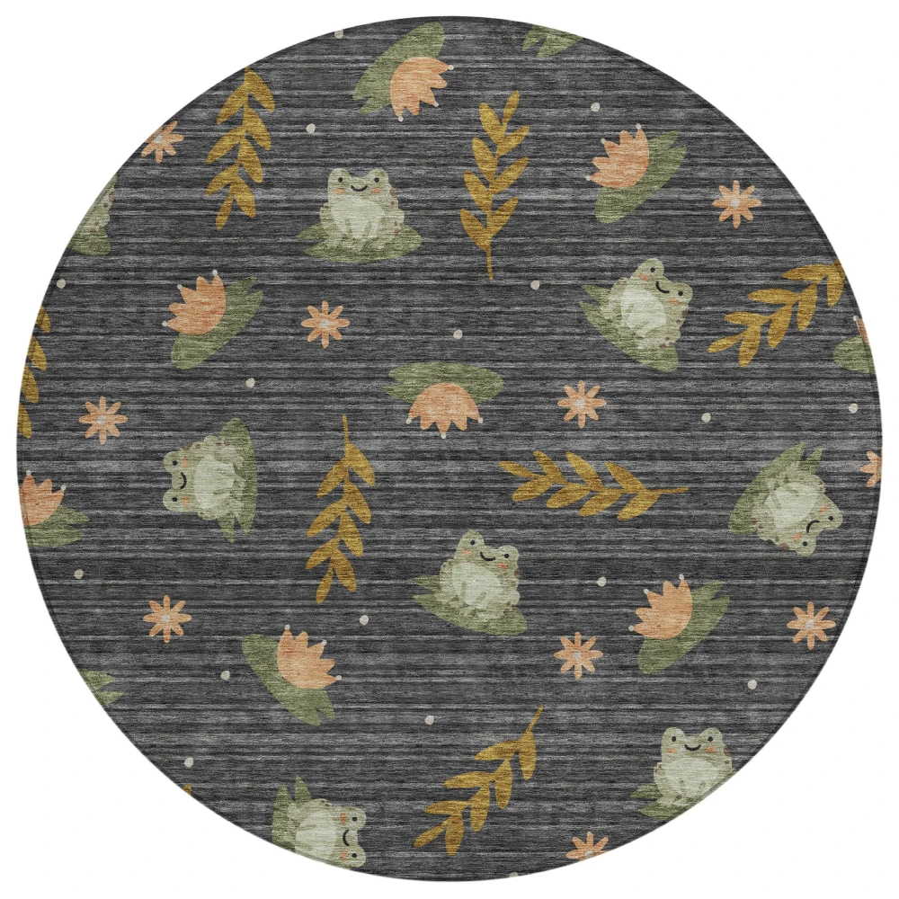 Chantille ACN2795 Black 8' x 8' Rug