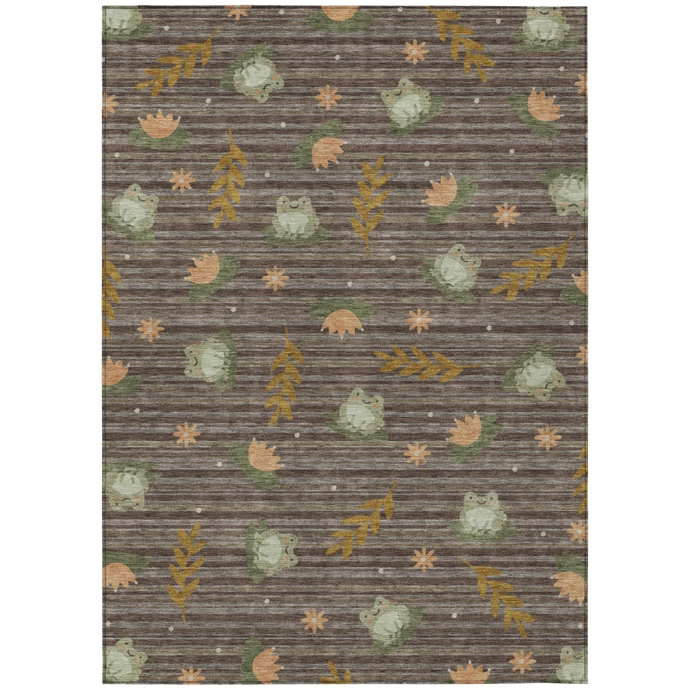 Chantille ACN2795 Chocolate 5' x 7'6