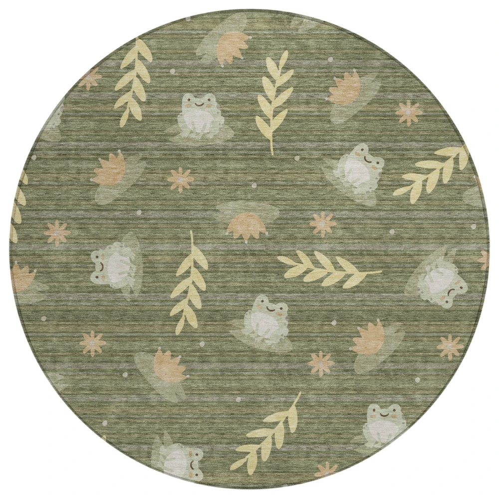 Chantille ACN2795 Olive 8' x 8' Rug